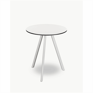 Image of Skagerak (Trip Trap) - Overlap Table Ø62 - Sølv/Hvid
