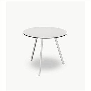 Image of Skagerak (Trip Trap) - Overlap Table Ø85 - Sølv/Hvid