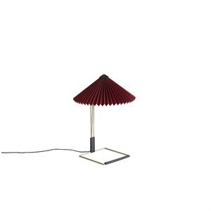 Image of HAY - Matin bordlampe - oxide red skærm (small)
