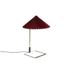 Image of HAY - Matin bordlampe - Oxide red skærm (large)