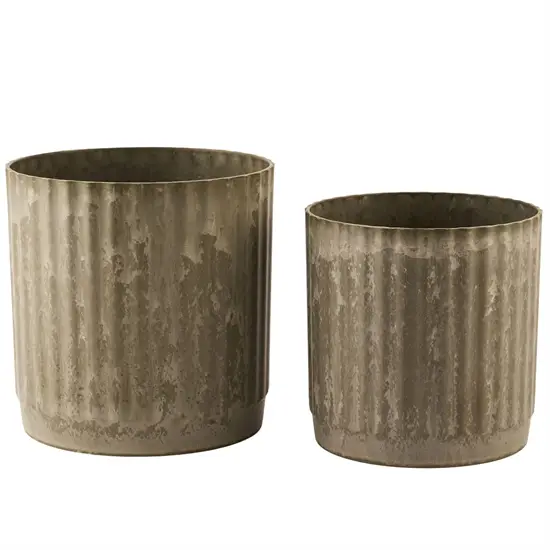 2Have - Urtepotter - Pot Plast - Sæt med 2 - Grøn