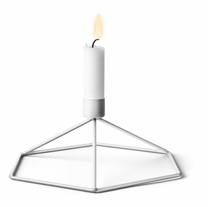 Image of Menu - POV candleholder table - white
