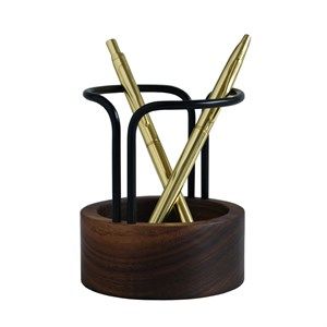 Image of Dot Aarhus - Pen-Up - Holder til blyanter & kuglepenne - Valnød/Sort