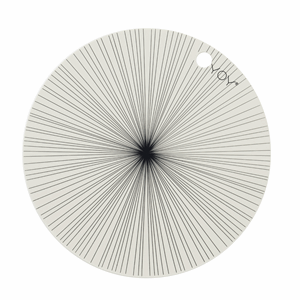Image of OYOY - Dækkeserviet - Rund - Off White - (Sæt af 2 stk.)