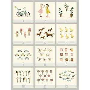 Image of VISSEVASSE - Plakat - 123 - 30x40 cm