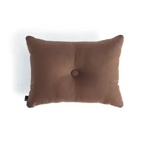 HAY - Pude - 1 Dot Cushion Planar - Chocolate / Brun - 60x45 cm