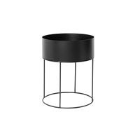 Ferm Living - Plantekasse - Plant Box - Rund - Sort 