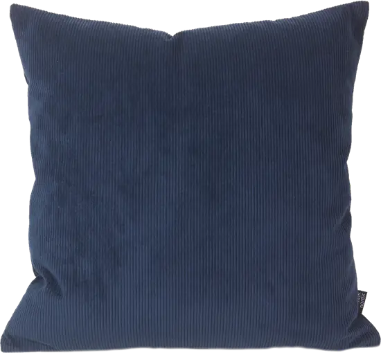 Kantnordic - Pude, Saga 50x50 cm - Navy - fløjl
