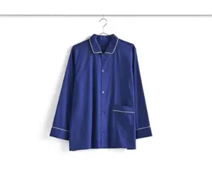 HAY - Outline Pyjama - Langærmet Shirt - M/L - Vivid Blue