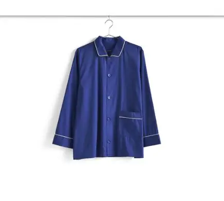 HAY - Outline Pyjama - Langærmet Shirt - M/L - Vivid Blue