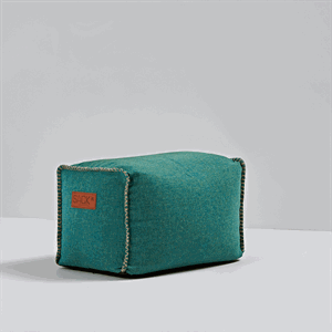 Image of SACK it Puf - RETROit square cobana - petrol melange