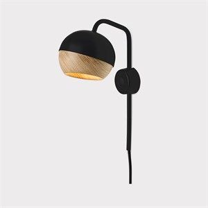 Image of Mater -Væglampe "Ray Wall Lamp" - sort
