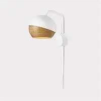 Mater -Væglampe "Ray Wall Lamp" - hvid