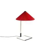 HAY - Matin bordlampe - bright red skærm (large)