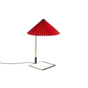 Image of HAY - Matin bordlampe - bright red skærm (large)
