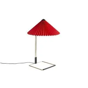 HAY - Matin bordlampe - bright red skærm (large)