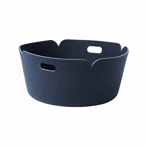 Image of Muuto kurv - Restore round basket i Midnight Blue