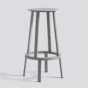 HAY - Barstol "Revolver Stool H75 grey"