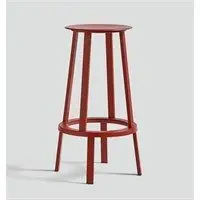 HAY - Barstol "Revolver Stool H75 red"