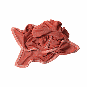 Image of Muuto - "Ripple Throw" Plaid - Rød