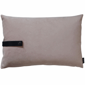 Image of Louise Smærup - Pude - Rosa Velour - (40x60 cm)