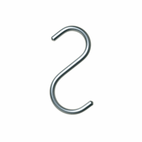 Nomess - S-Hooks krog - Mini - Aluminium (Sæt med 5 stk.)