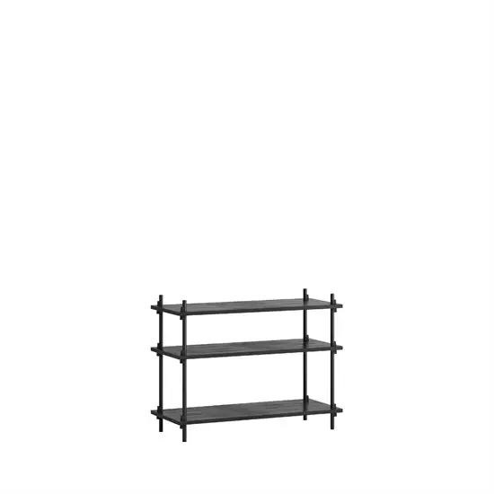 MOEBE - Shelving System 65 1A, Black/black