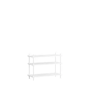 MOEBE - Shelving System 65 1A, White/white