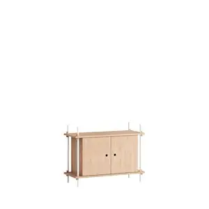 MOEBE - Shelving System 65 1B, Oak/white