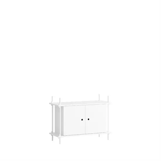 MOEBE - Shelving System 65 1B, White/white