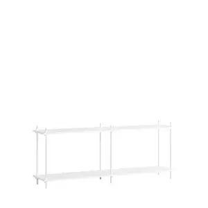 MOEBE - Shelving System 65 2B, White/white