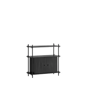 MOEBE - Shelving System 85 1B, Black/black