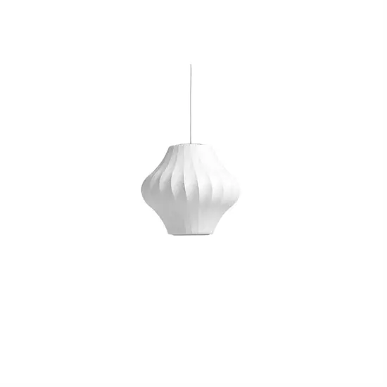 HAY - NELSON Pear Crisscross Bubble Pendant - Small - Off white