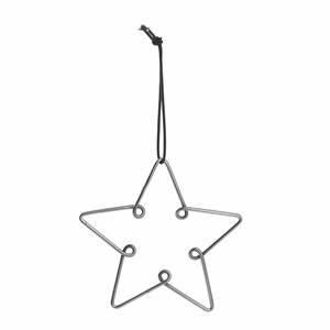 Image of Louise Roe - Star Ornament - medium - gun metal