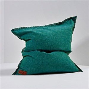 Image of SACKit sækkestol - SQUAREit cobana - petrol melange