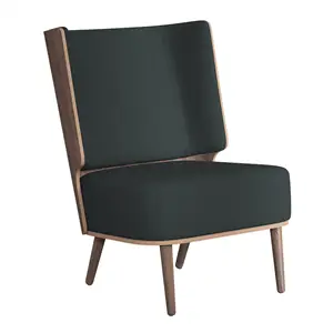 NovoForm - Lounge Chair - Serena - Phantom Grey og Mørk Eg