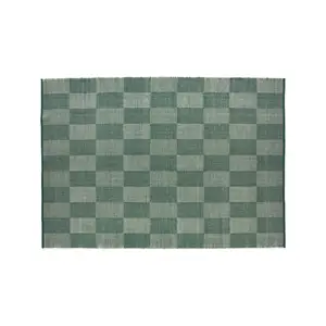 HAY - Tæppe Check Rug - Green/Grøn - 170 x 240 cm