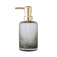 Bloomingville - Sæbedispenser glas - Grå (H: 17 cm)