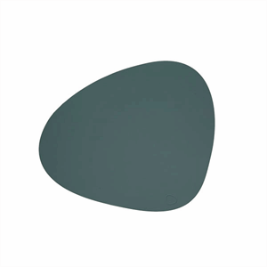 Image of LindDNA - Dækkeserviet - Table Mat Curve - Softbuck Pastel Green - 24x28 cm