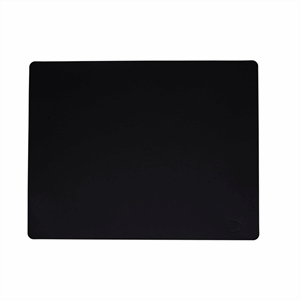 Image of LindDNA - Dækkeserviet - Table Mat Square - Softbuck Black - 35x45 cm