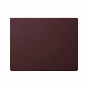 LindDNA - Dækkeserviet -  Table Mat Square - Softbuck Bordeaux - 35x45 cm