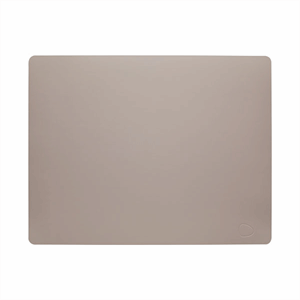 Image of LindDNA - Dækkeserviet - Table Mat Square - Softbuck Cool Grey - 35x45 cm