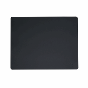 Image of LindDNA - Dækkeserviet - Table Mat Square - Softbuck Dark Grey - 35x45 cm