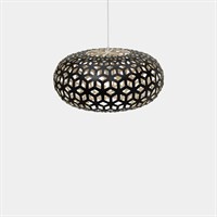 David Trubridge - Snowflake 80 cm - Black/Natur  - sort/natur