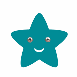 Image of Roommate - "Star Hooks" Knag - Petrol blå