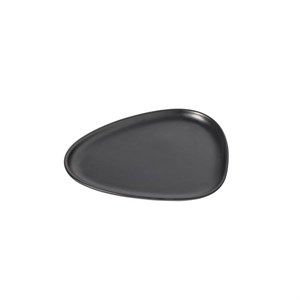 Image of LindDNA - Curve Tallerken - Lunch Plate - 2 stk. - Sort