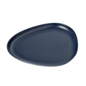 Image of LindDNA - Curve Fad - Platter Plate - Navy Blue