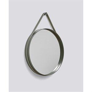 Image of HAY - "Strap Mirror" Spejl D50cm - Army