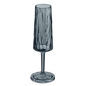 Image of Koziol - Club No. 5 Superglas - Champagneglas - Transparent Grå