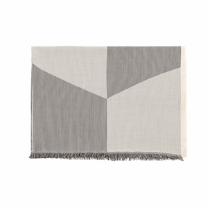 Image of Muuto - "Sway" Plaid - Sort/hvid